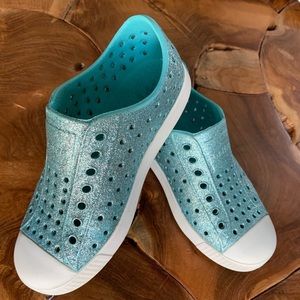 Native Kids Glitter Shoe